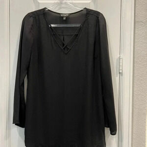 Express Black Top Size Medium